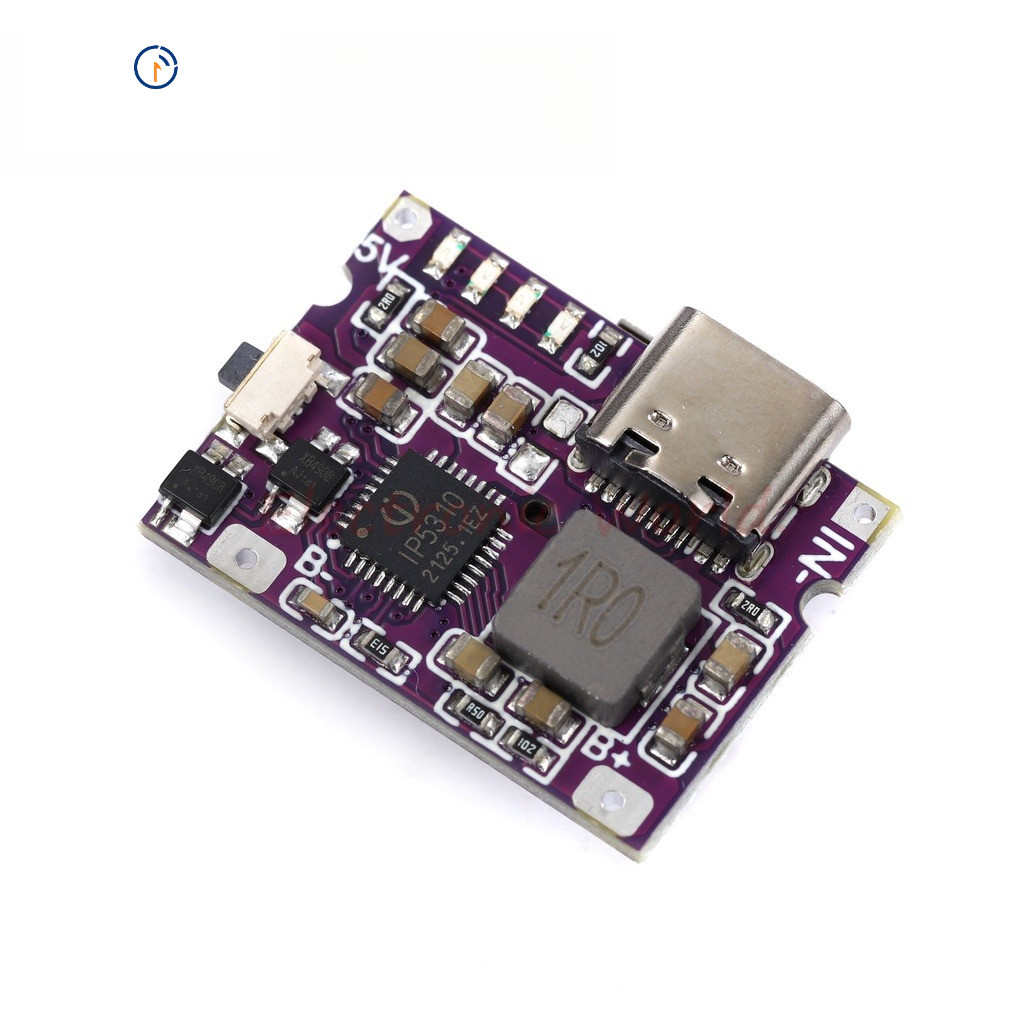 Type-C USB 5V 3.1A Boost Converter Step-Up โมดูล IP5310 Mobile Power Bank อุปกรณ์เสริมพร้อมสวิตช์ LE