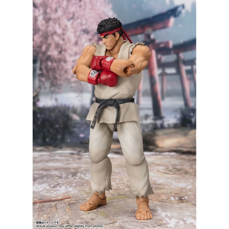 SHF Street Fighter Street Fighter Outfit 2 ฟิกเกอร์เคลื่อนย้ายได้ของแท้ใหม่เอี่ยม