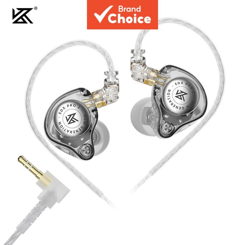 หูฟังอินเอียร์ KZ EDX PRO 2 พร้อมสายควบคุมแบบไดนามิก อัพเกรดสู่เสียงไฮไฟคุณภาพ