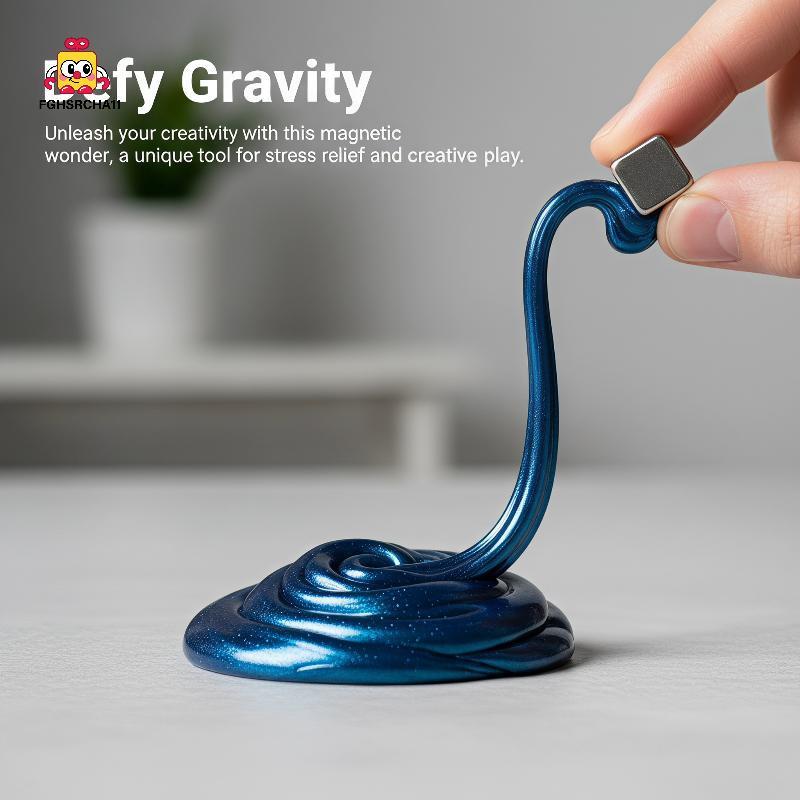 FG Magnetic Putty Slime Gravity Defying Magnet ของเล่น Fun Tech Science Education Kit สําหรับห้องเรี