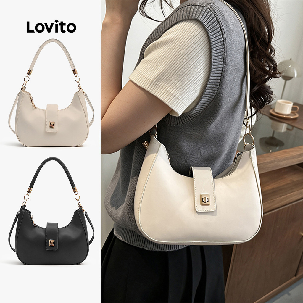 Lovito حقيبة كتف صغيرة بحزام عريض — صورة 4