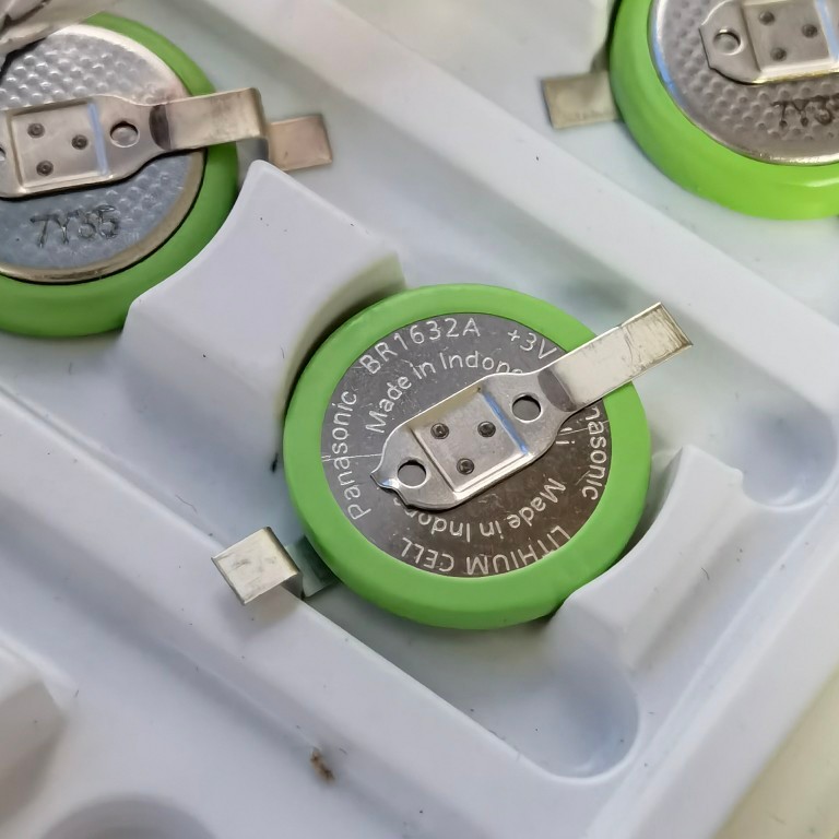 Panasonic/Panasonic Button Lithium Battery BR1632/FAN 3V High Temperature Battery BR1632A สินค้าแท้