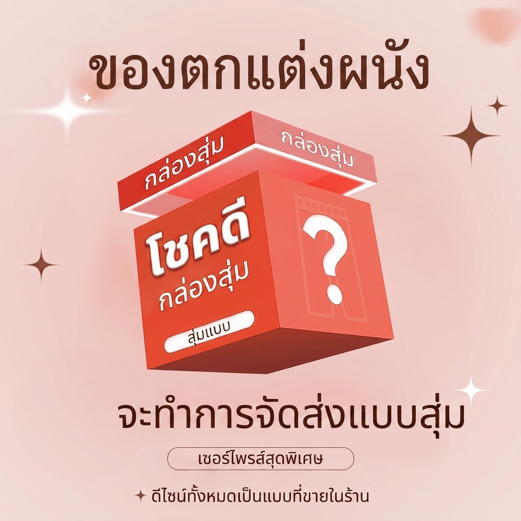 กล่องสุ่มของตกแต่งผนังห้องนั่งเล่น รับดีไซน์สุ่ม สวยเซอร์ไพรส์ เอาไว้แต่งบ้าน