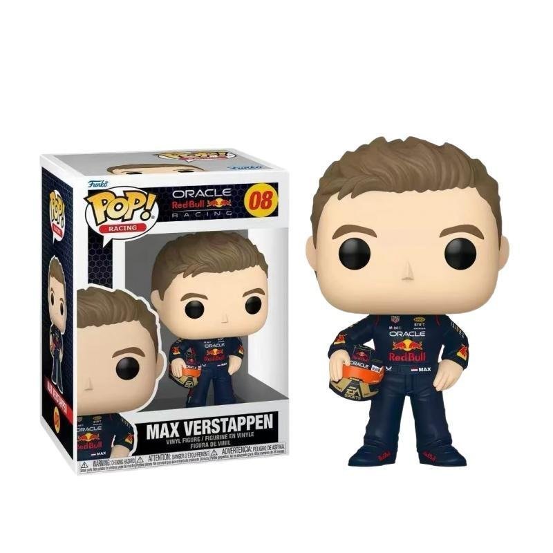 พร้อมส่ง Funko Funko POP F1 Racing Car Red Bull Fleet No. 08 เราคือ (พร้อมหมวกกันน็อค) ตุ๊กตาตกแต่งโ