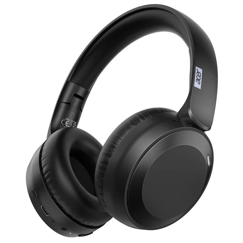 Acer โอ้205 ไร้สายบลูทูธ6.0หูฟังพับ เกิน-หู หูฟังหน่วยความจําโฟมแผ่นรองหูฟังหลายจุดสําหรับการเดินทาง