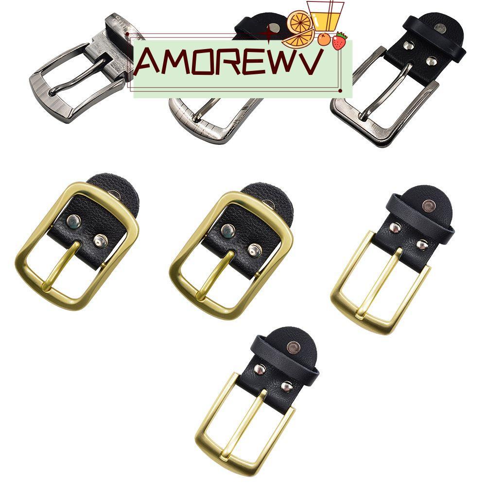AMOR12WV หัวเข็มขัด 2.5/3.5/4 ซม. หัวเข็มขัดแฟชั่นอุปกรณ์เสริมหนัง