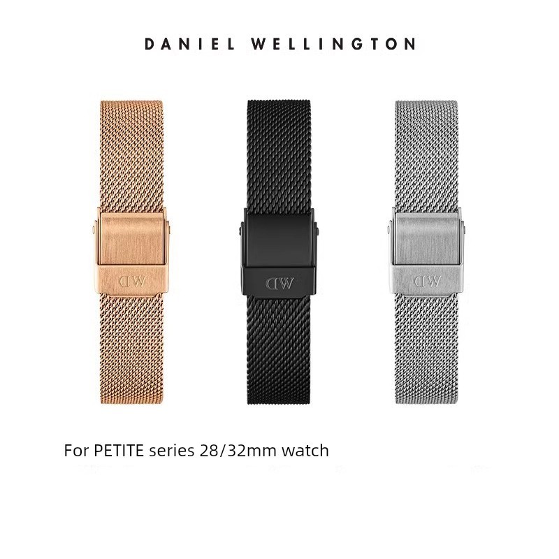 นาฬิกา ผู้ชาย seiko ของแทั นาฬิกาเด็กผู้หญิง DW สายนาฬิกาสายนาฬิกา PETITE ซีรีส์สายนาฬิกาโลหะ12/14MM