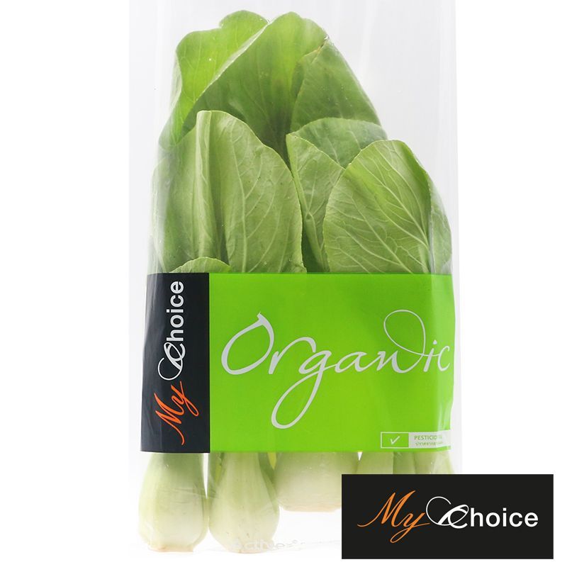 มายช้อยส์กวางตุ้งฮ่องเต้ออร์แกนิค 200กรัม My Choice Organic Pak Choi 200g.