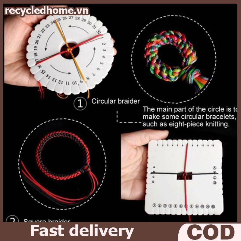 RC Kumihimo Beading Cord Disc/Disk Braiding Braiding Braided Plate DIY Handmade VN