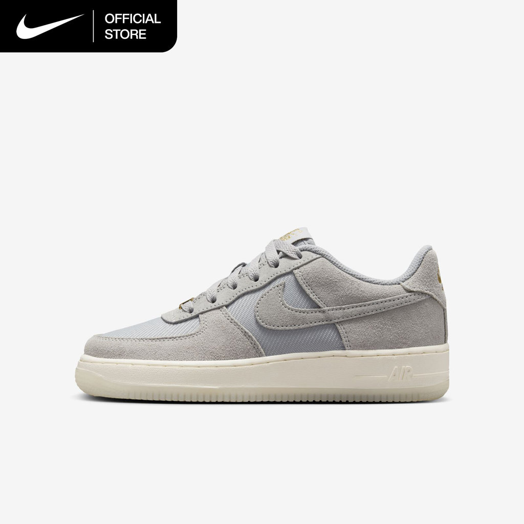 Nike Older Kids' Air Force 1 LV8 Shoes - Light Smoke Grey [FZ1022-001]