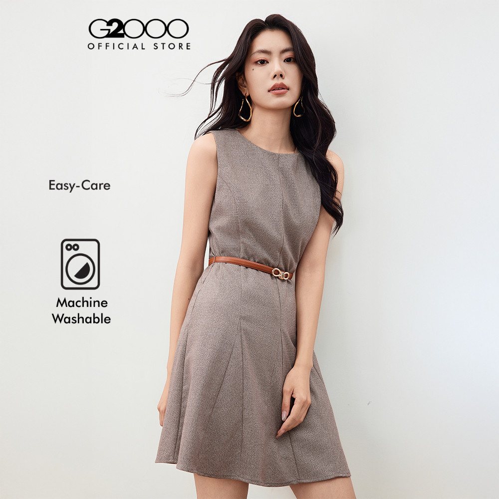 G2000 เดรสสำหรับผู้หญิง Aรุ่นShape รุ่น 5623214214 BROWN