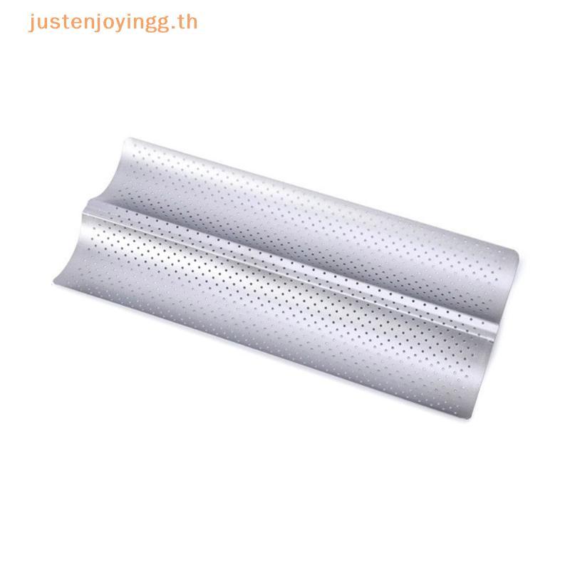 { JJTH } Nonstick French Baguette Bakeware Tray 2/3/4 Grooves แม่พิมพ์อบแบบใช้ซ้ําได้สําหรับ Home Ki