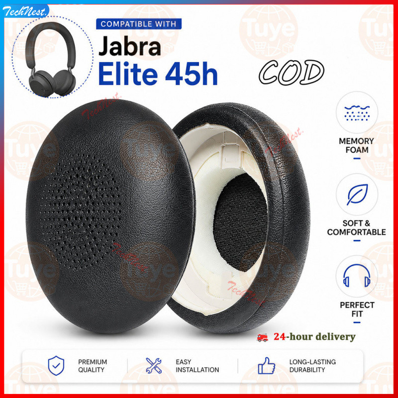 แผ่นรองหูฟังทดแทน สําหรับ Jabra Evolve2 65 (65MS 65UC USB) / EVOLVE2 40 (40UC 40MS USB) / หูฟังไร้สา