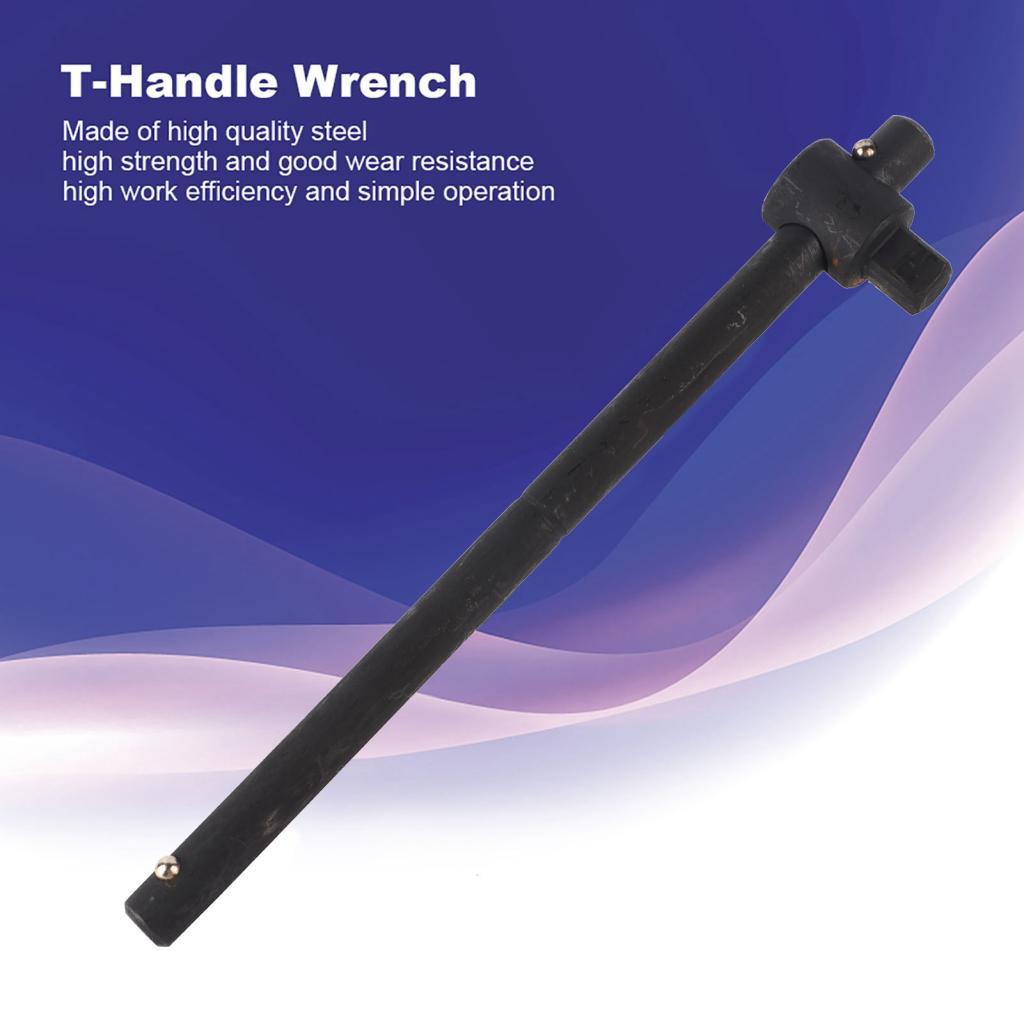Ujewndju Fafeicy ประแจเลื่อน Breaker Bar 9.8 นิ้ว T Handle Socket Heavy Duty Steel with High Torsion