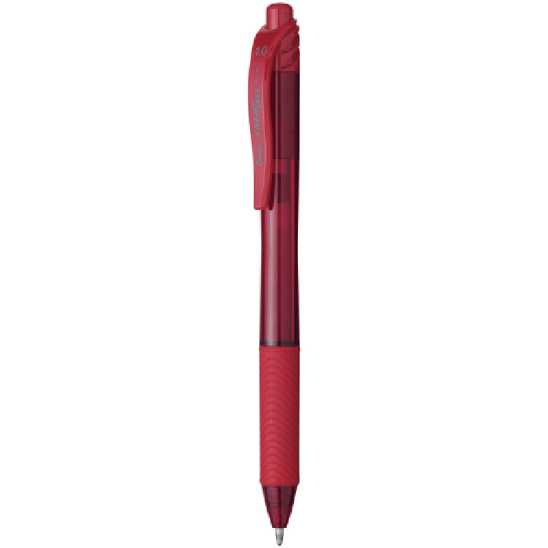 ปากกาหมึกเจล เพนเทล Energel-X แดง  BL110-BX 1.0มม.