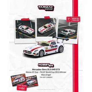Tarmac Works 1:64 HOBBY64 Mercedes-Benz SLS AMG GT3 Macau GT Cup - FIA GT World Cup 2015 T64-087-15MGP01