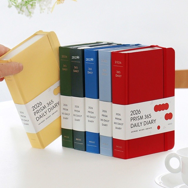 2026 KOREA DIARY  INDIGO Prism 365 Daily Mini Diary
