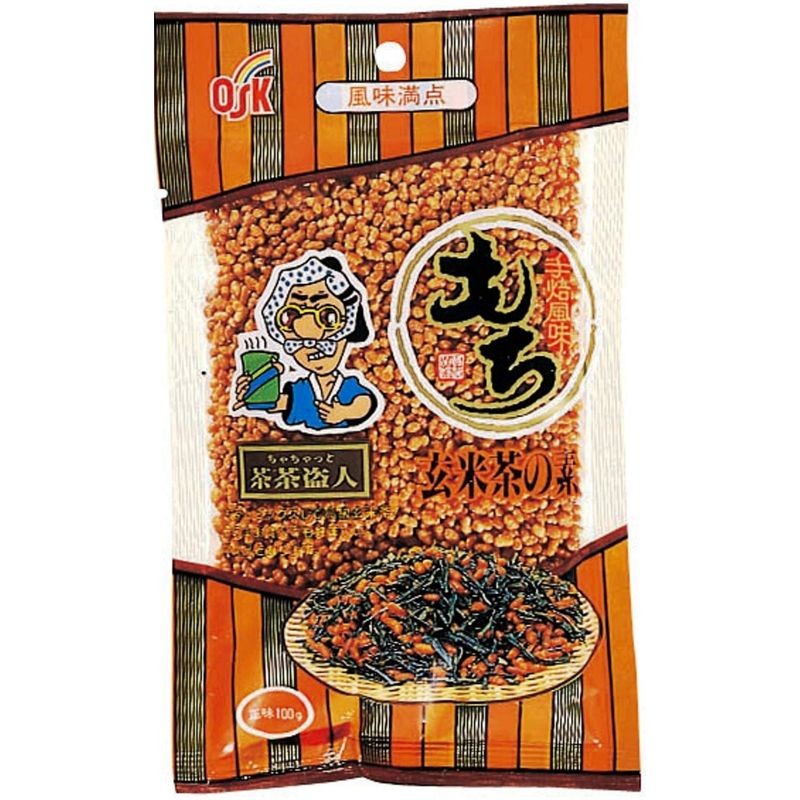 OSK Domestic Glutinous Rice Arare Rice Cracker for Ochazuke Brown Rice Tea Base