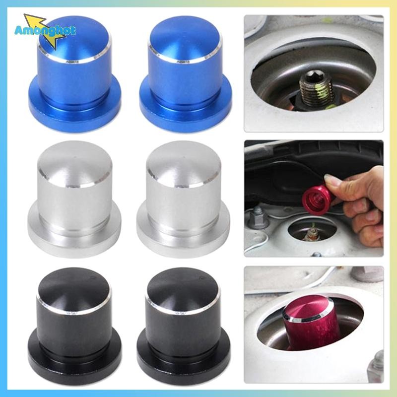 Amonghot> 1PCS อลูมิเนียมโช้คอัพรถ Anti-rust Anti-pry สกรูสําหรับ Sylphy Qashqai J11 X-Trail T32 ATM