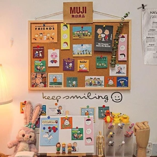 กระดานไม้ก๊อก 30x40 ซม. กระดานทําด้วยมือประกาศบอร์ดรูปภาพไม้กระดานเย็บปักถักร้อย
