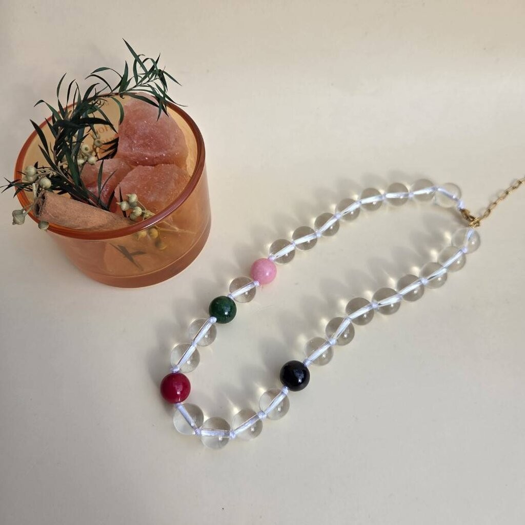 (WELRY.acc) พร้อมส่ง สร้อยคอคริสตัลใส รุ่น Nira - รูปที่ 2