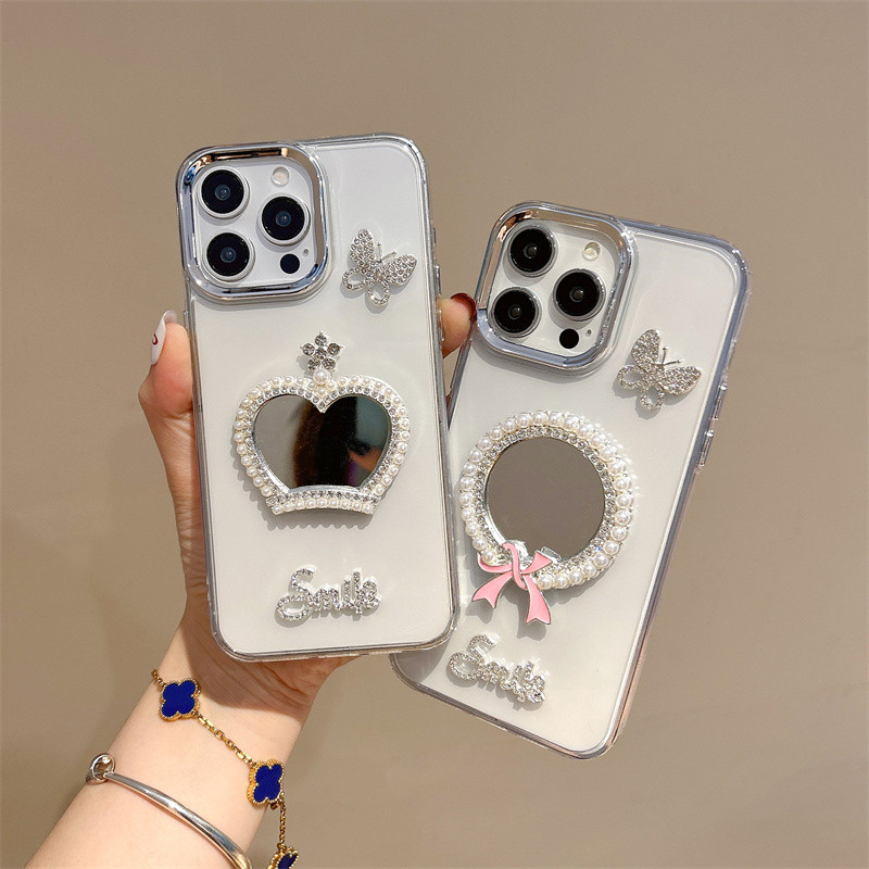 3DวางGolden Horse Goldประกายสีชมพูเคสโทรศัพท์สําหรับiPhone 11 12 13 14 15 16 17 Pro Max Plus Airปลอกเคสโทรศัพท์ปีใหม่สําหรับiPhone17กรณี