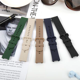 สายรัดยางซิลิโคน for Smartwatch Xiaomi Redmi Watch 2 Lite/Mi Watch Lite 1 2/Mi Poco Watch สายนาฬิกาแบบสปอร์ต