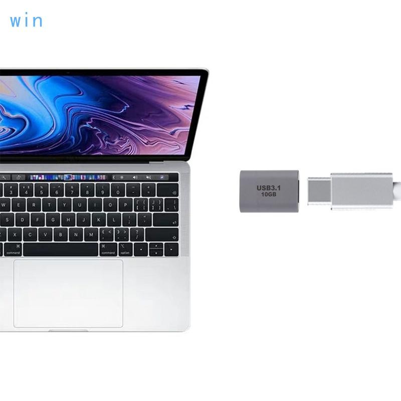 Win USB 3 0 เป็นตัวแปลง Type-C การชาร์จข้อมูลตัวแปลงเครื่องชาร์จซิงค์ข้อมูล 10Gbps