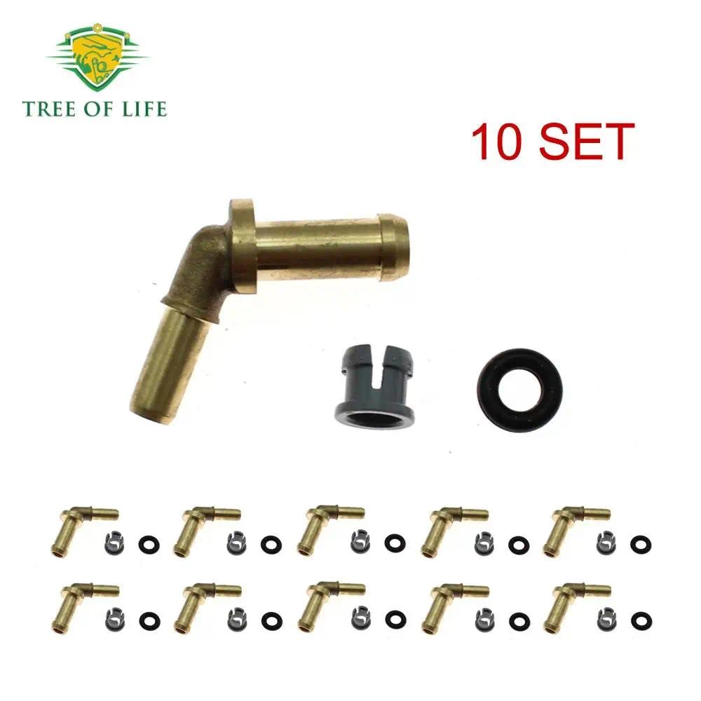 1/2/5/10 เทอร์โมสตัท Water Outlet Tube Connector LR049990 สําหรับ Land Rover Range Rover Sport Disco