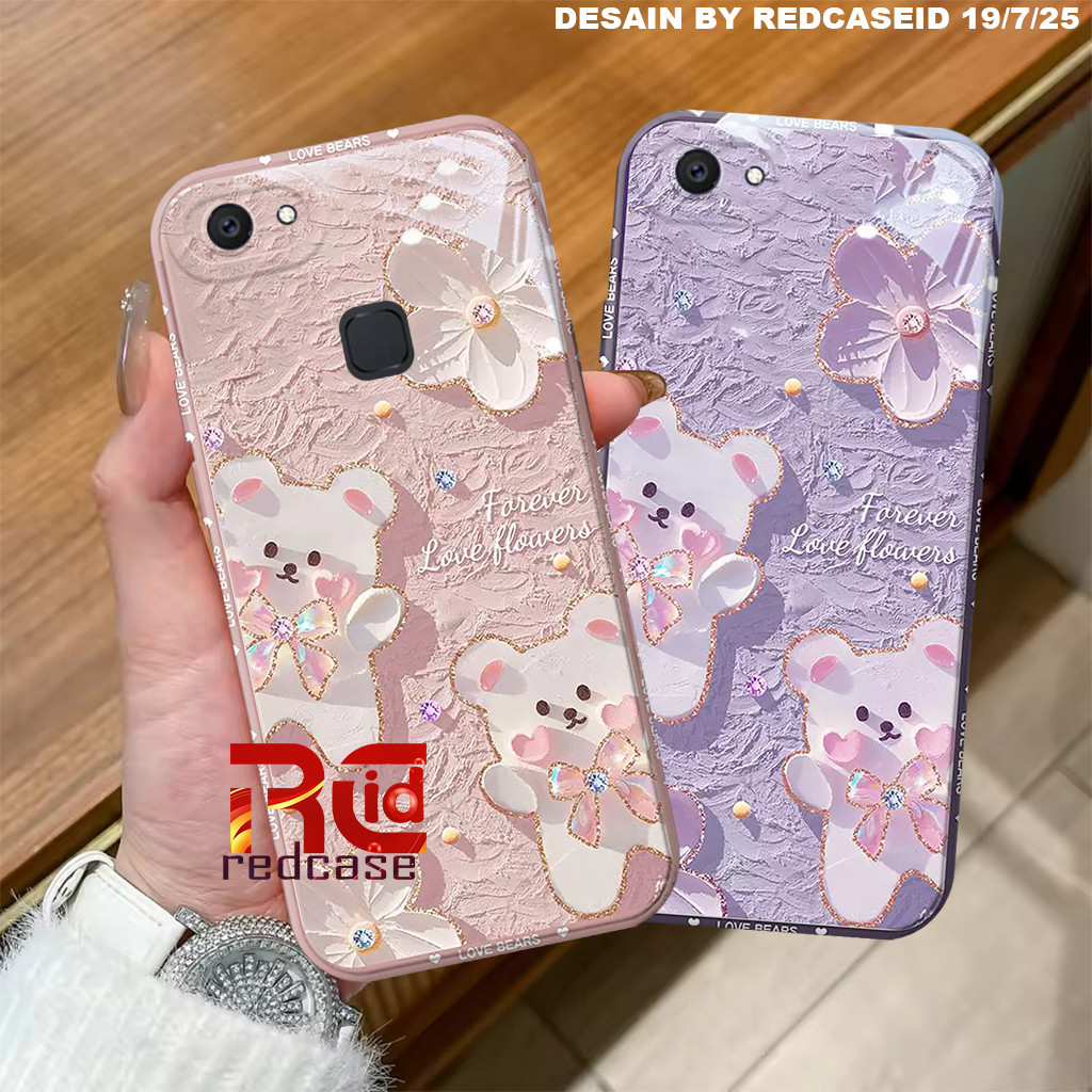 เคสโทรศัพท์ HP ViVo V7 / V7 Plus / Y69 / Y71 / Y83 / Y81 / V5 / V5 Lite - Procamera Softcase Bear Fr