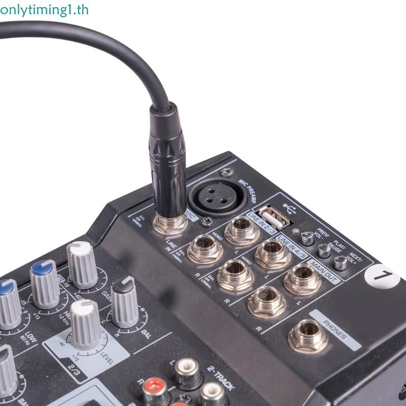 Onlytiming Balanced 1 4 Male TRS to XLR Male Cable Support 48V-Phantom Power Supply