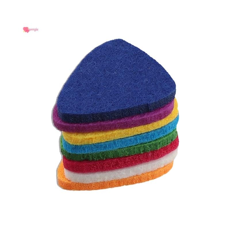 georg33Ukule Picks Felt Picks/Plectrums สําหรับ Ukulele และกีตาร์, ปิ๊กกีตาร์ 8 ชิ้น, หลากสี