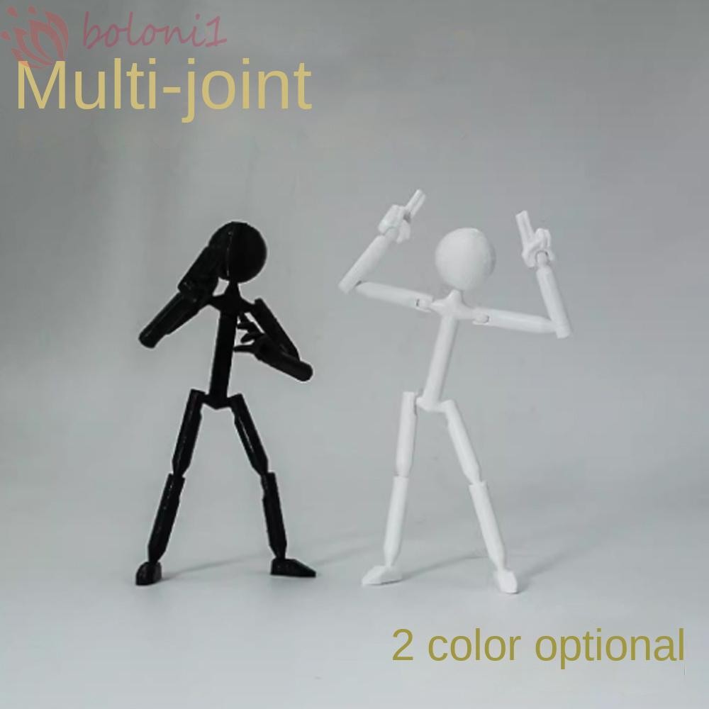 [COD] Multi Joint Stickman Toy,การพิมพ์ 3D Movableพิมพ์หุ่น,ปริศนาหุ่นAction Figure Novelty Multi-Jo