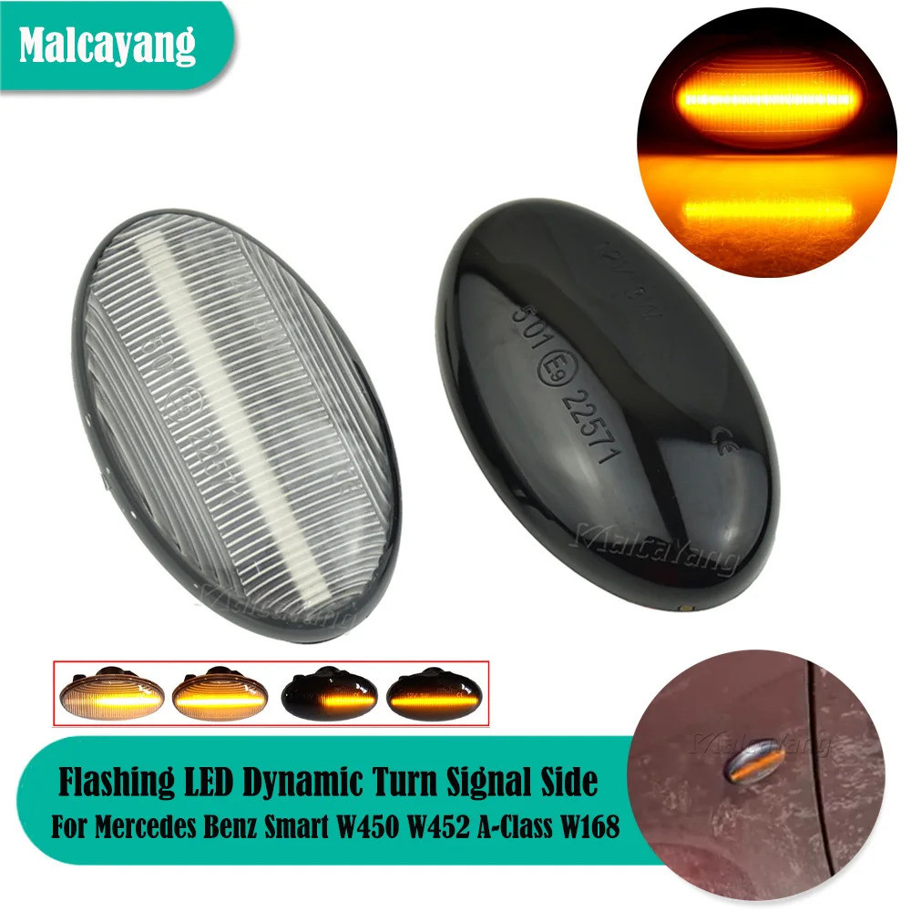 รถสําหรับ Mercedes Benz สมาร์ท W450 &W452 W168 Vito W639 W447 Citan W415 LED ไฟเลี้ยวด้านข้างไฟเลี้ย