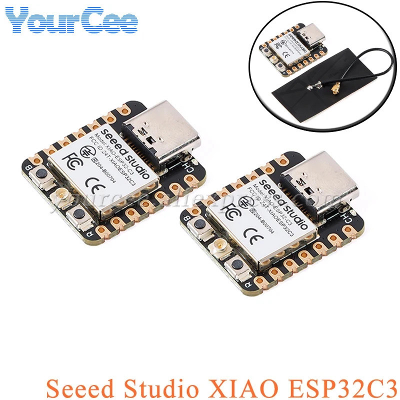 10 ชิ้น/1 ชิ้น ESP32C3 ดูสตูดิโอ Seeedstudio XIAO BLE WIFI บอร์ดพัฒนาไร้สายโมดูล ESP32 Tiny MCU 4MB 