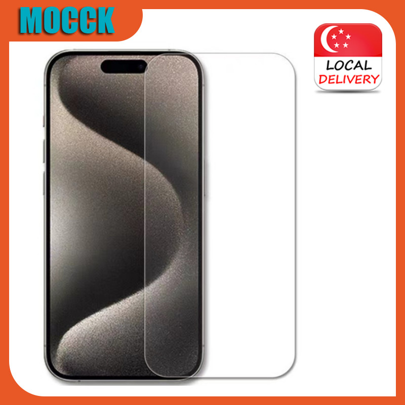 SG ฟิล์มกันรอยหน้าจอ iPhone 15-17 Pro/PM/Plus|9H Ultra HD|ป้องกันลายนิ้วมือ 10FT Drop|ปลอดฟอง