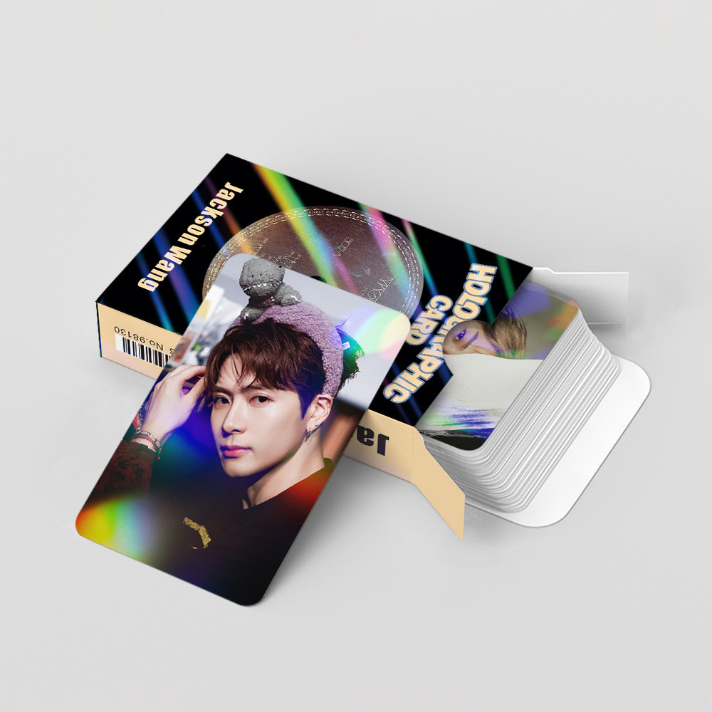 124pcs GOT7 Jackson Wang MAGICMAN 2 YOI เลเซอร์โฮโลแกรม Lomo การ์ด Karma Photocards The Star Chapter