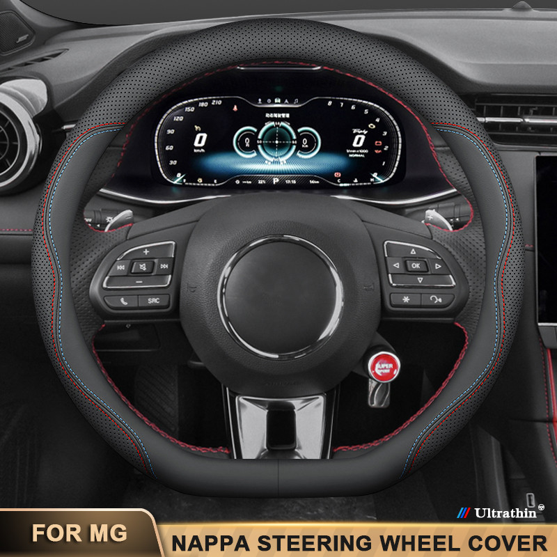 Ultra-Thin หนังพวงมาลัยรถสําหรับ MG 3 5 6 7 MG3 MG5 MG6 MG7 ZS HS GS 3SW ES5 RX8 ZS EV TF GT ONE อุป