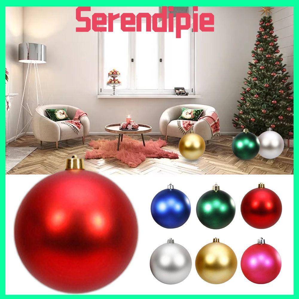 SERENDIPIE Christmas Ball, Ball Shape Matte Christmas Decorative, Festive Ornament 15CM Matte Ball S