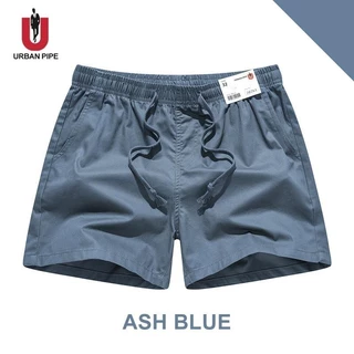กางเกงขาสั้นผู้ชาย URBAN PIPE M-2XL 28-32 สั้นเหนือเข่า เอวยางยืด ผ้ายืด Plain Fashion Cotton Shorts 20261