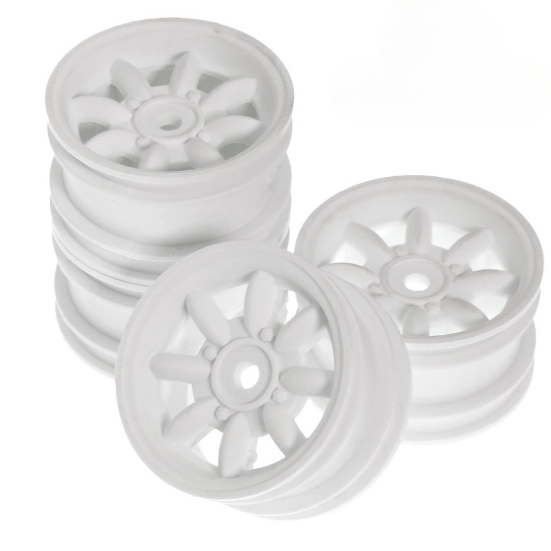 4pcs 42mm พลาสติก Racing ล้อ 5341 สําหรับ RC รถ TAMIAY M03 M04 M05 MB01 MF01 XM01 SW01 T301 1/14 MJX