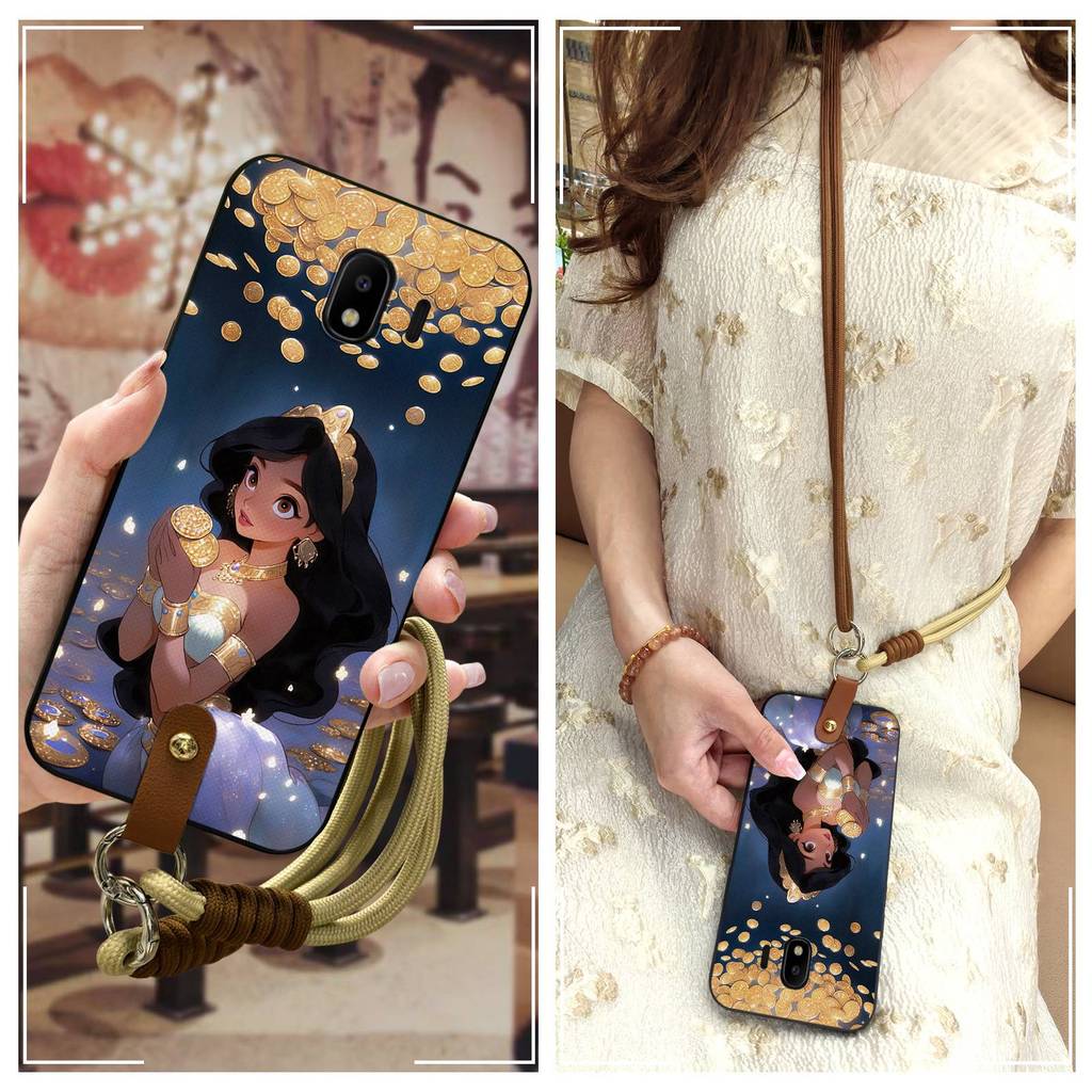 SAMSUNG ป้องกันปกหลังเคสโทรศัพท์สําหรับSamsung Galaxy J4 2018/J400F TPUทนทานนุ่มกรณีAnti-KNOCKแฟชั่น