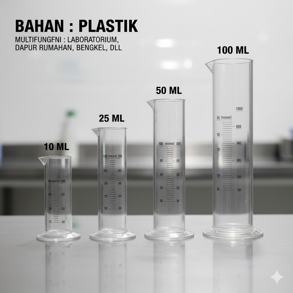 ถ้วยตวงพลาสติก 10ml 25ml 50ml 100ml – ถ้วยตวงอเนกประสงค์สําหรับห้องครัวและห้องปฏิบัติการ