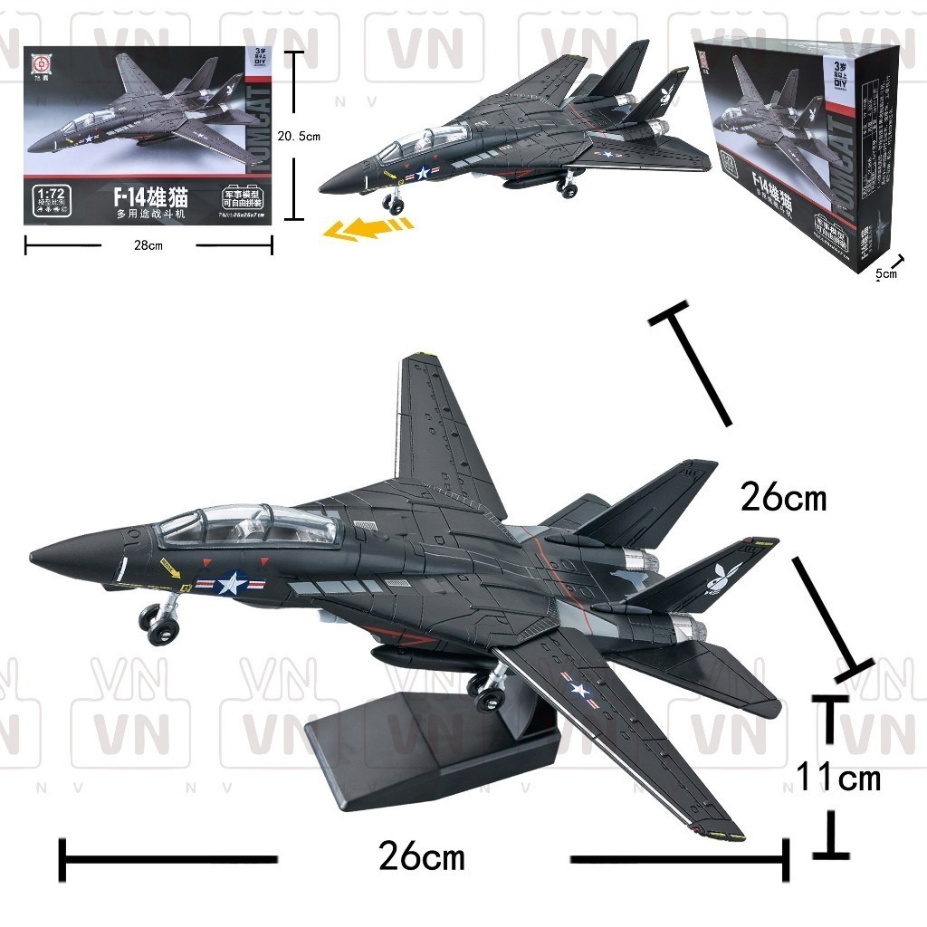 เครื่องบินประกอบรุ่น F14 F22 F35 SU25 SU57S SU35S J20 - พลาสติกแข็ง ตกแต่งไม่ซ้ําใคร M20 IORI