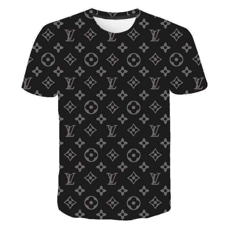 เสื้อยืดแขนสั้นหลุยส์ วิตตอง สำหรับผู้ชายและผู้หญิง หลายไซส์ ราคา ถูกที่สุด ดีลบีเคเค แกลเลอรีภาพที่ 4