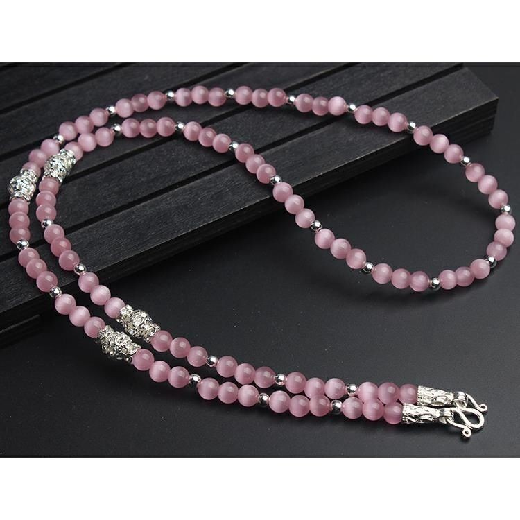 Thailand Amulet Chain Dedicated Amulet Chain Pink Opal Coconut Shell Female A