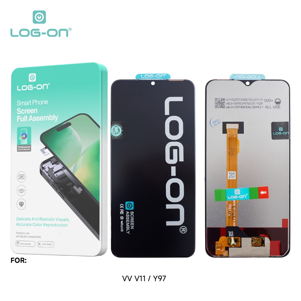 LCD LOG-ON สําหรับ VIVO V11 / V11i / Y97 FULLSET TOUCHSCREEN การรับประกันที่ 7 วัน