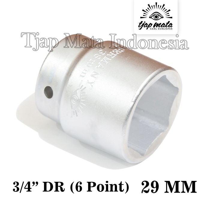 TJAP MATA / CAP MATA Socket 29 MM 3/4" DR - 6 จุด