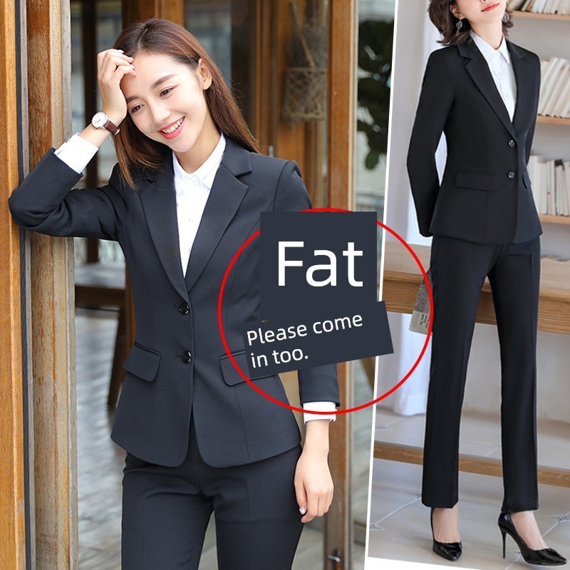 blazer เกาหลี blazer MM200 ชุดสูทสำหรับการทำงานแบบมืออาชีพ ไซส์ใหญ่