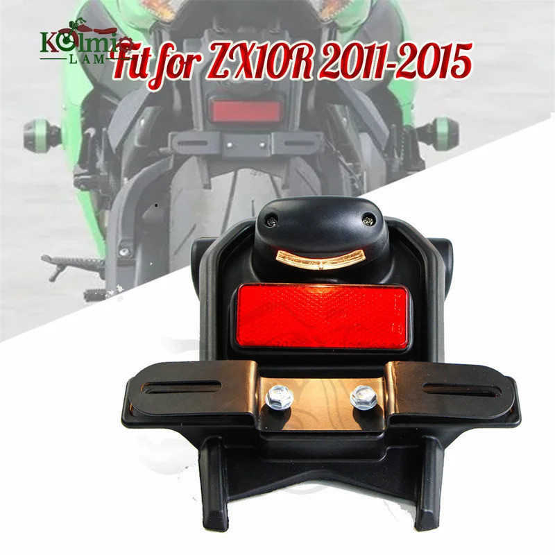 Fit สําหรับ 2011 - 2015 Kawasaki ZX10R ZX-10R รถจักรยานยนต์จํานวนใบอนุญาตกรอบผู้ถือวงเล็บ Ninja ZX 1